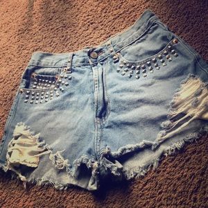 Jean shorts